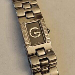 Vintage Givenchy Swiss Movement Watch Stainless Bracelet